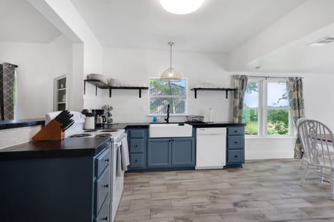 Entering the kitchen from the dining room