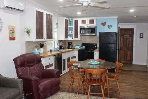 What you see as you walk into the Bunkhouse.