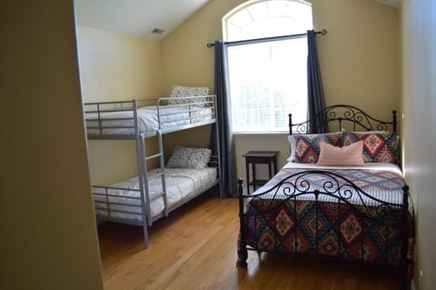 Bedroom 2 (sleeps 4) - Double bed, Bunk bed
