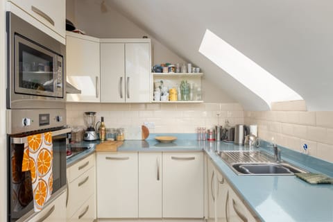 Kitchen area of The Dell 18 overlooking Lahinch Golf Club