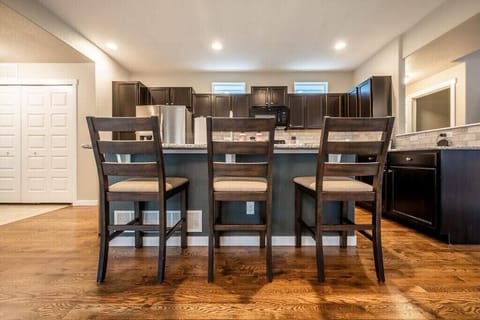 Feast Together! Our Dining Area Offers Ample Seating, Ensuring Everyone Can Gather for a Perfect Meal to Begin or Conclude the Day!