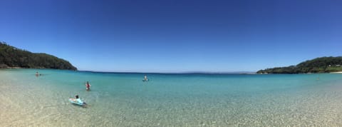 Beach nearby, sun loungers