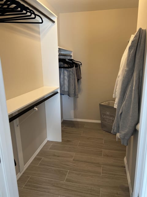 Walk-in master closet