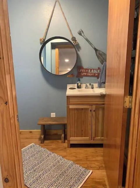 half bath with washer/dryer