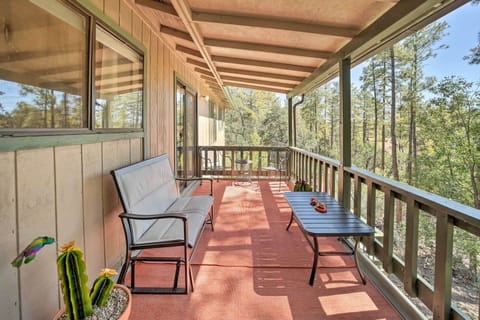 Covered Balcony | Close to Hiking Trails