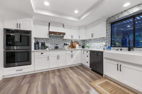 The main house kitchen has everything you need!