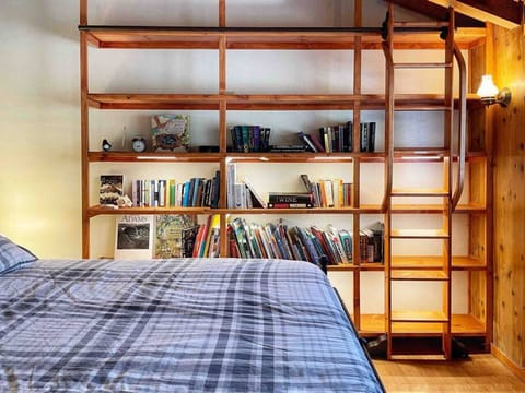 In master bedroom there are plenty of books to be read!