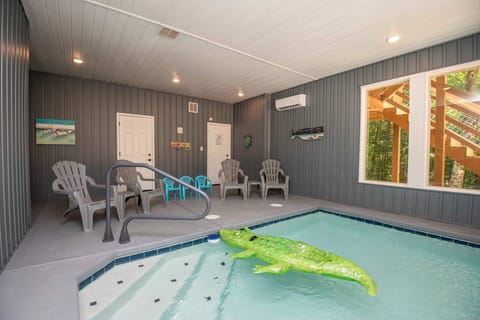 Indoor pool, a heated pool