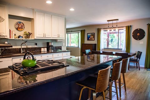 Kitchen is fully stocked.