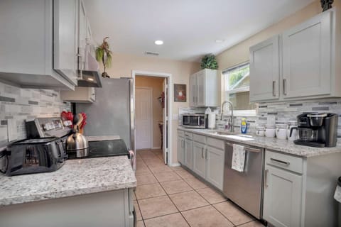 Remodeled Kitchen with granite counter tops