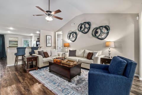 Relax & unwind on our comfortable family room furniture. Perfect for a night in!