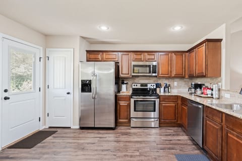 Fully stocked kitchen with everything you need for a delicious meal.