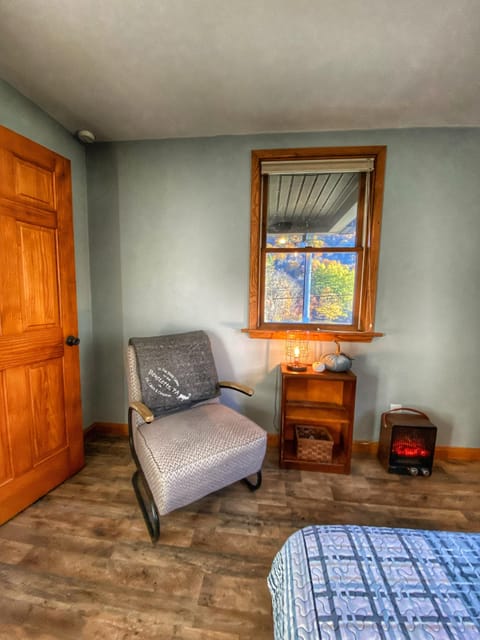 Seating area in master bedroom