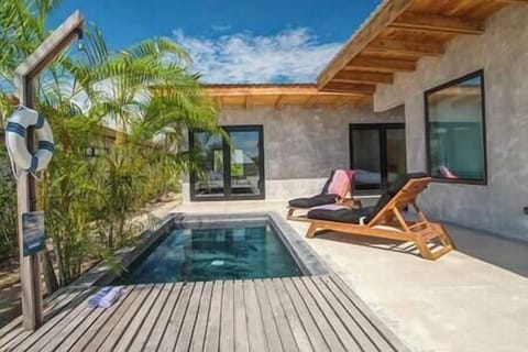 Either after a dip in the pool or from a long day of adventures - take a shower outdoors!