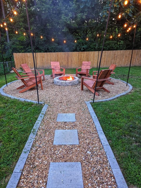 Enjoy the new firepit!

Note: Adirondack chairs are moved into storage in winter