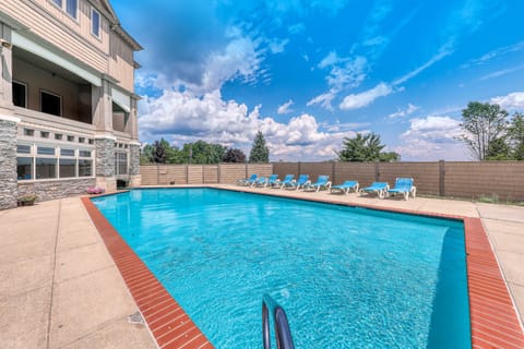 Indoor pool, a heated pool