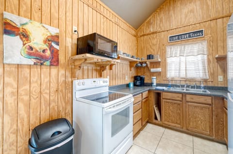 Fully stocked kitchen