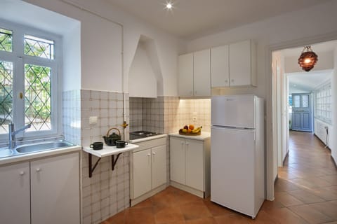 A fully equipped kitchen for culinary creations.