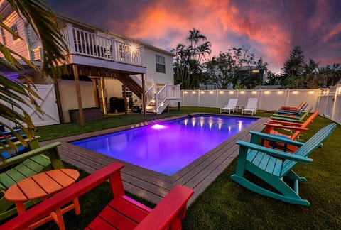 Indoor pool, a heated pool