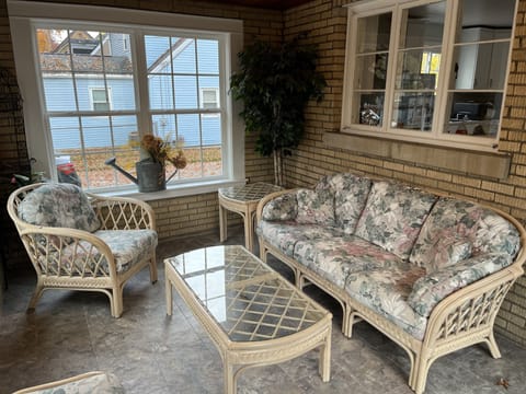 Sunroom, off Kitchen