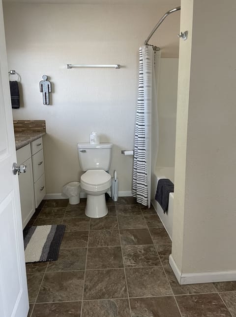 Combined shower/tub