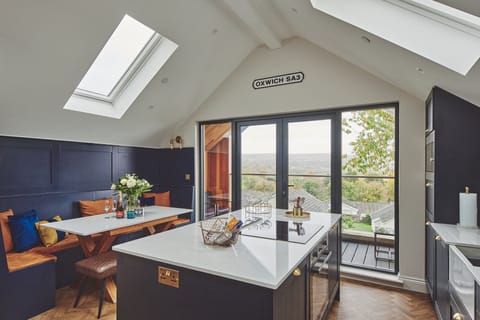 The kitchen at Ty Alice, Gower