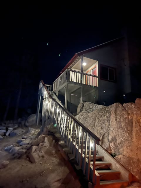 Stairs to take you up to the Cabin