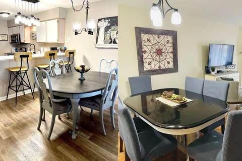 Dining Room: Left Unit A, Right Unit B