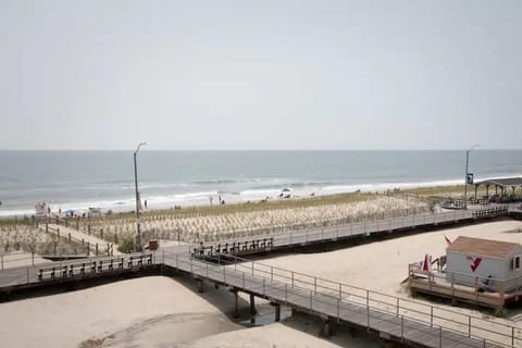 On the beach, beach towels