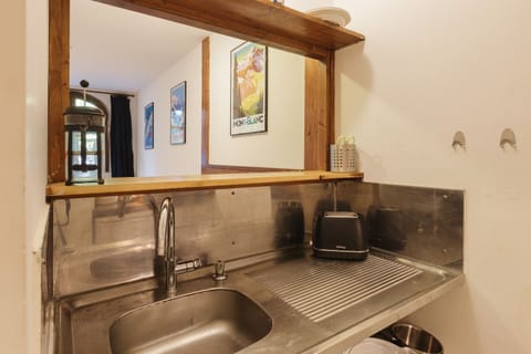 Sink in kitchen area