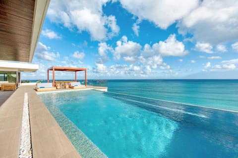 Outdoor pool, an infinity pool