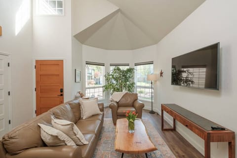 Settle into a comfortable living area designed for gathering and downtime.