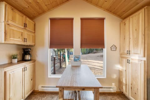 Kitchen eating area. Kitchen table seats 4 people