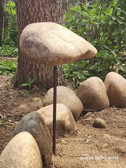 This one is sitting on a 1/2 inch piece of rebar.