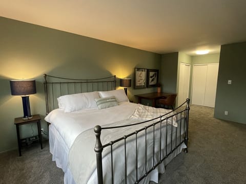 Get a good night's sleep in the plush Cal-King bed.