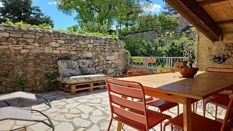 Spacious terrace for relaxing