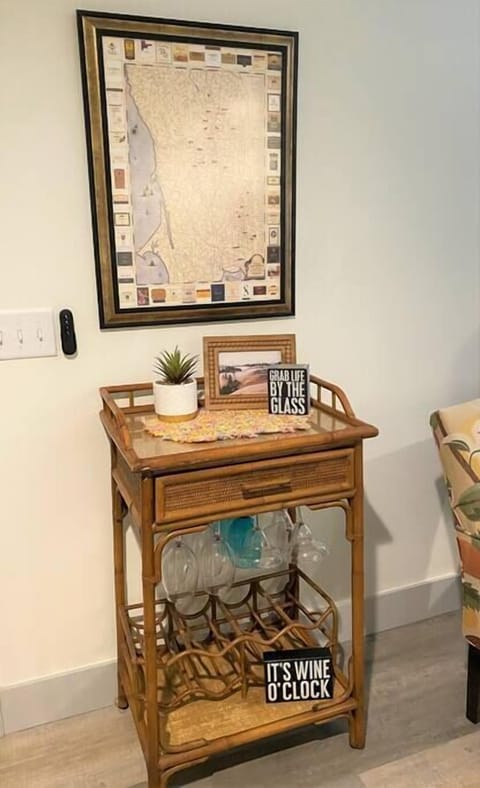 Every hour is happy hour. Grab a glass and settle into your stay.