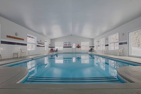 Indoor pool, a heated pool