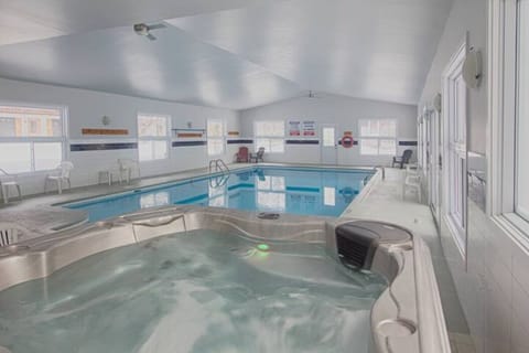 Indoor pool, a heated pool