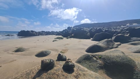 On the beach