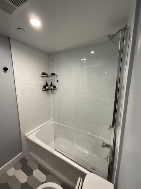 Combined shower/tub