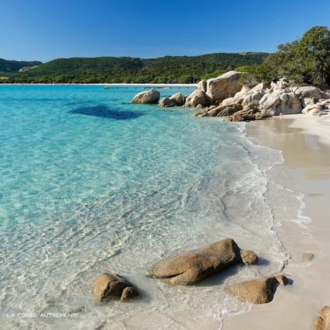 Beach nearby, sun loungers, beach towels