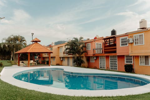 Pool and backyard area.
