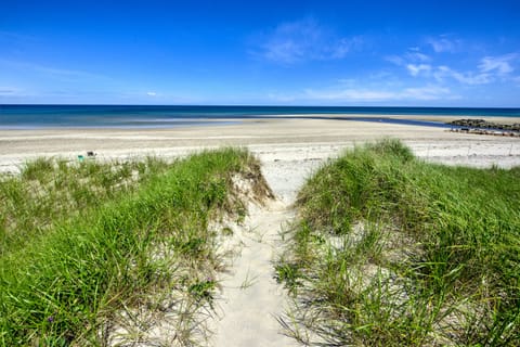 On the beach, beach towels