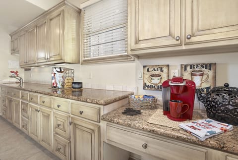 Coffee Bar with Keurig.