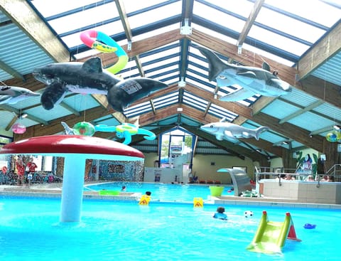 Indoor pool, outdoor pool