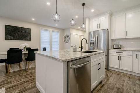 Spacious Open Kitchen and Dining Room