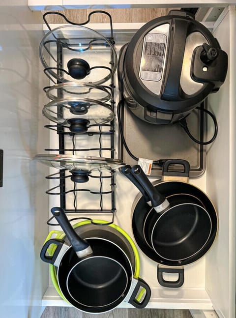 Kitchen is fully stocked | Cookware