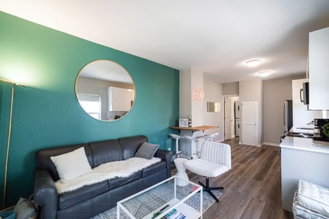 Living Area | Pullout couch and futon for extra sleeping arrangement