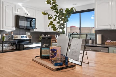 We also provide local Palm Springs Koffi, San Jacinto brew plus french press. We have local dates and everything you need, including recipe, to make a local date shake!